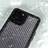 Silver Carbon Fiber Specialty Texture Material iPhone 14 Pro Waterproof Case
