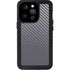 Silver Carbon Fiber Specialty Texture Material iPhone 14 Pro Waterproof Case