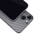 Silver Carbon Fiber Specialty Texture Material iPhone 15 Skin