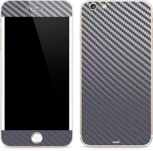 Silver Carbon Fiber Specialty Texture Material iPhone 6/6s Plus Skin