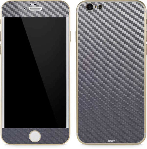 Silver Carbon Fiber Specialty Texture Material iPhone 6/6s Skin