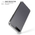 Silver Carbon Fiber Specialty Texture Material iPhone 7/8 Plus Clear Case