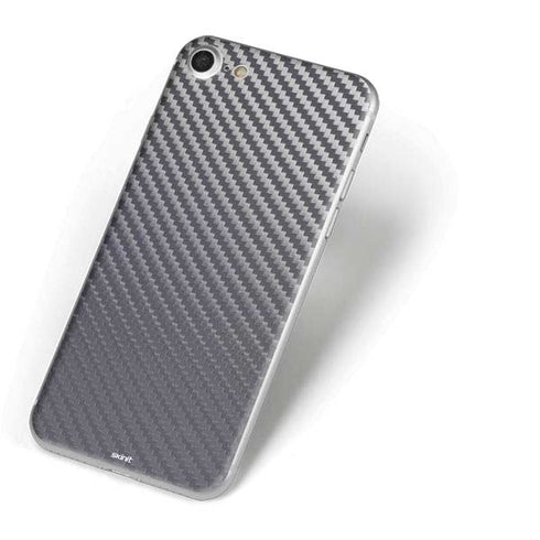 Silver Carbon Fiber Specialty Texture Material iPhone 7 Skin