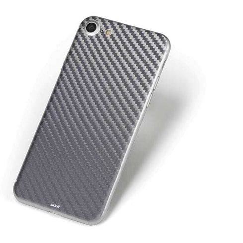 Silver Carbon Fiber Specialty Texture Material iPhone 8 Skin