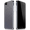 Silver Carbon Fiber Specialty Texture Material iPhone SE (2nd & 3rd Gen) Clear Case