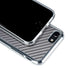 Silver Carbon Fiber Specialty Texture Material iPhone SE (2nd & 3rd Gen) Clear Case