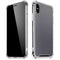 Silver Carbon Fiber Specialty Texture Material iPhone X/XS Clear Case