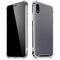 Silver Carbon Fiber Specialty Texture Material iPhone XR Clear Case