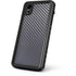 Silver Carbon Fiber Specialty Texture Material iPhone XR Waterproof Case