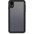 Silver Carbon Fiber Specialty Texture Material iPhone XR Waterproof Case