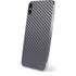 Silver Carbon Fiber Specialty Texture Material iPhone XS Skin