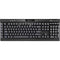 Silver Carbon Fiber Specialty Texture Material K95 RGB PLATINUM Mechanical Gaming Keyboard Skin