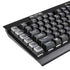 Silver Carbon Fiber Specialty Texture Material K95 RGB PLATINUM Mechanical Gaming Keyboard Skin