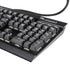 Silver Carbon Fiber Specialty Texture Material K95 RGB PLATINUM Mechanical Gaming Keyboard Skin