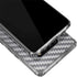 Silver Carbon Fiber Specialty Texture Material LG Stylo 6 Clear Case