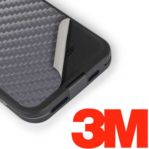Silver Carbon Fiber Specialty Texture Material LifeProof Fre iPhone Skin