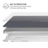Silver Carbon Fiber Specialty Texture Material MacBook Air 13in (2020) Case plus Skin