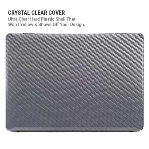 Silver Carbon Fiber Specialty Texture Material MacBook Air 13in M1 (2021) Case plus Skin