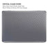 Silver Carbon Fiber Specialty Texture Material MacBook Air 15in (2023-2025) Case plus Skin