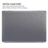 Silver Carbon Fiber Specialty Texture Material MacBook Pro 13in (2020) Case plus Skin
