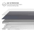 Silver Carbon Fiber Specialty Texture Material MacBook Pro 13in (2020) Case plus Skin