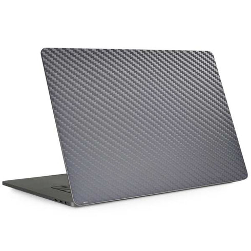 Silver Carbon Fiber Specialty Texture Material Apple MacBook Pro 15-inch Skin