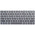 Silver Carbon Fiber Specialty Texture Material Magic Keyboard Skin