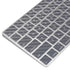 Silver Carbon Fiber Specialty Texture Material Magic Keyboard Skin