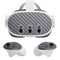 Silver Carbon Fiber Specialty Texture Material Meta Quest 3 Skin
