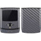 Silver Carbon Fiber Specialty Texture Material Motorola RAZR Skin
