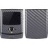 Silver Carbon Fiber Specialty Texture Material Motorola RAZR Skin