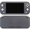 Silver Carbon Fiber Specialty Texture Material Nintendo Switch Lite Skin