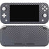 Silver Carbon Fiber Specialty Texture Material Nintendo Switch Lite Skin