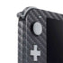 Silver Carbon Fiber Specialty Texture Material Nintendo Switch Lite Skin