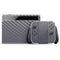 Silver Carbon Fiber Specialty Texture Material Nintendo Switch OLED (2021) Skin