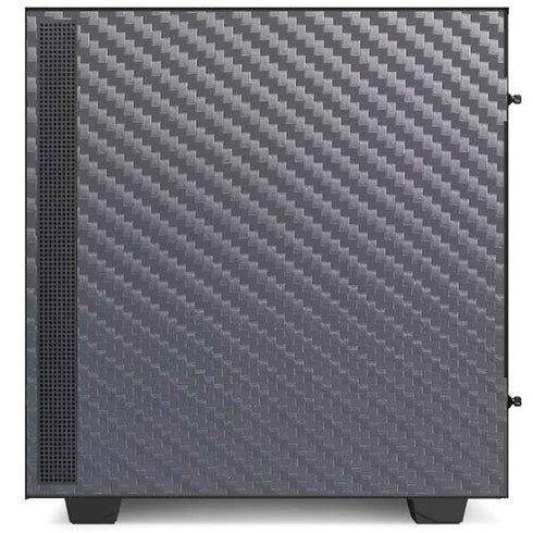 Silver Carbon Fiber Specialty Texture Material NZXT H510 Compact ATX Mid-Tower Case Skin