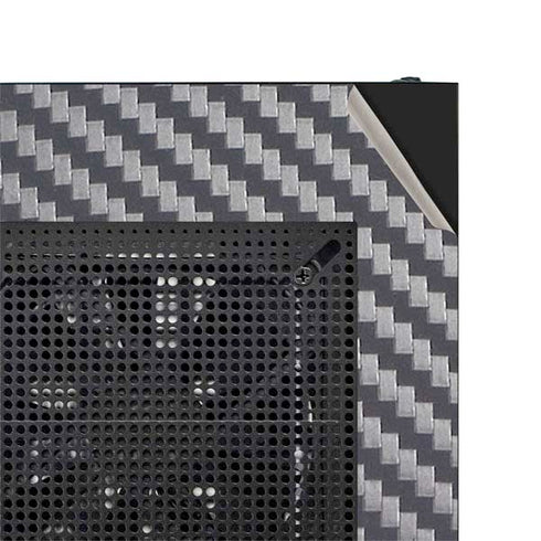 Silver Carbon Fiber Specialty Texture Material NZXT H510 Compact ATX Mid-Tower Case Skin