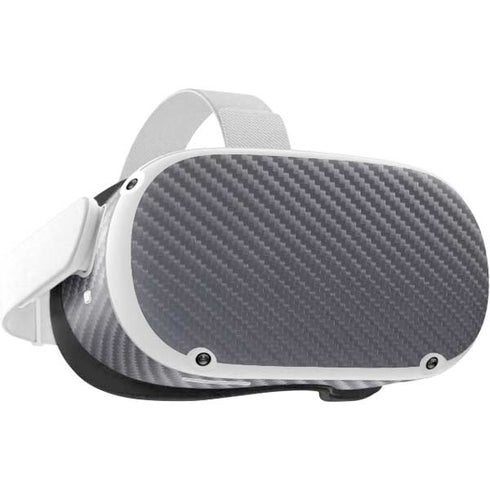 Silver Carbon Fiber Specialty Texture Material Oculus Quest 2 Skin