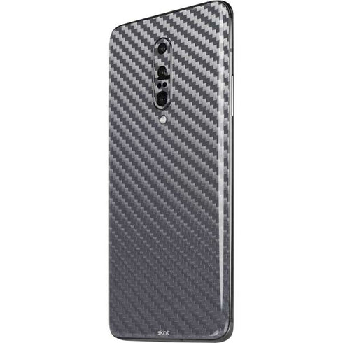 Silver Carbon Fiber Specialty Texture Material OnePlus 7 Pro Skin