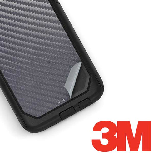 Silver Carbon Fiber Specialty Texture Material Otterbox Commuter Galaxy Skin