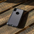 Silver Carbon Fiber Specialty Texture Material Otterbox Commuter iPhone Skin
