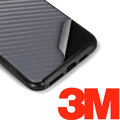 Silver Carbon Fiber Specialty Texture Material Otterbox Symmetry iPhone Skin
