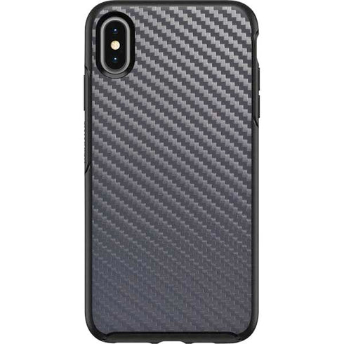 Silver Carbon Fiber Specialty Texture Material Otterbox Symmetry iPhone Skin