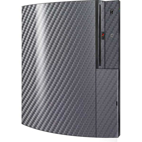 Silver Carbon Fiber Specialty Texture Material Playstation 3 & PS3 Skin