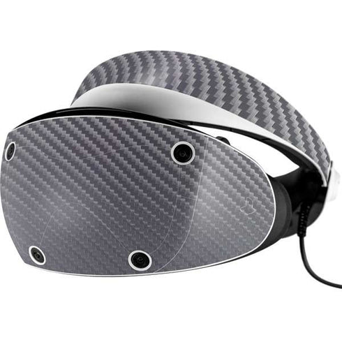Silver Carbon Fiber Specialty Texture Material PlayStation VR2 Skin