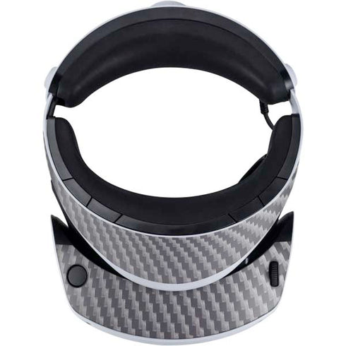 Silver Carbon Fiber Specialty Texture Material PlayStation VR2 Skin