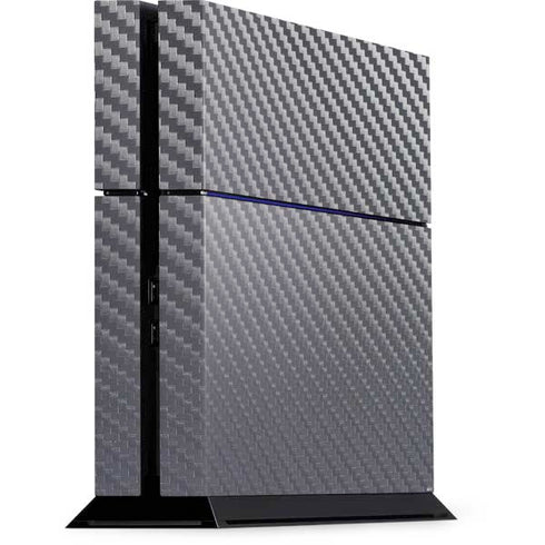 Silver Carbon Fiber Specialty Texture Material PS4 Console Skin