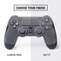 Silver Carbon Fiber Specialty Texture Material PS4 Controller Skin