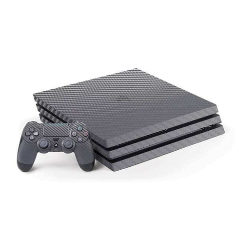 Silver Carbon Fiber Specialty Texture Material PS4 Pro Bundle Skin