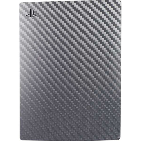 Silver Carbon Fiber Specialty Texture Material PS5 Console Skin
